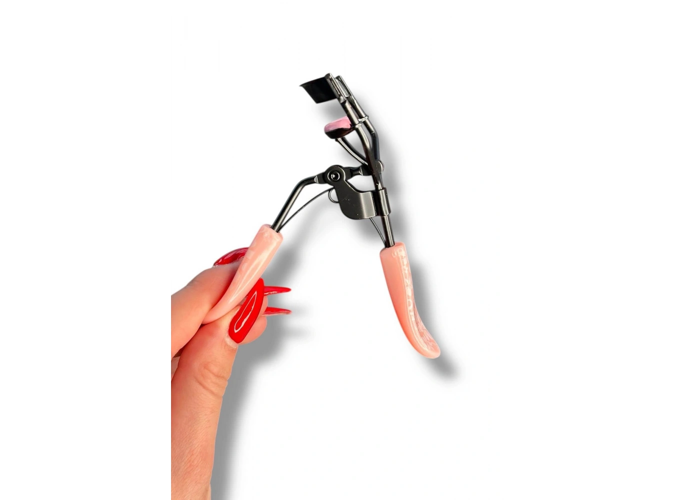 Pembe Renk Kirpik Kıvırıcı/ Kirpik Kıvırma Aparatı