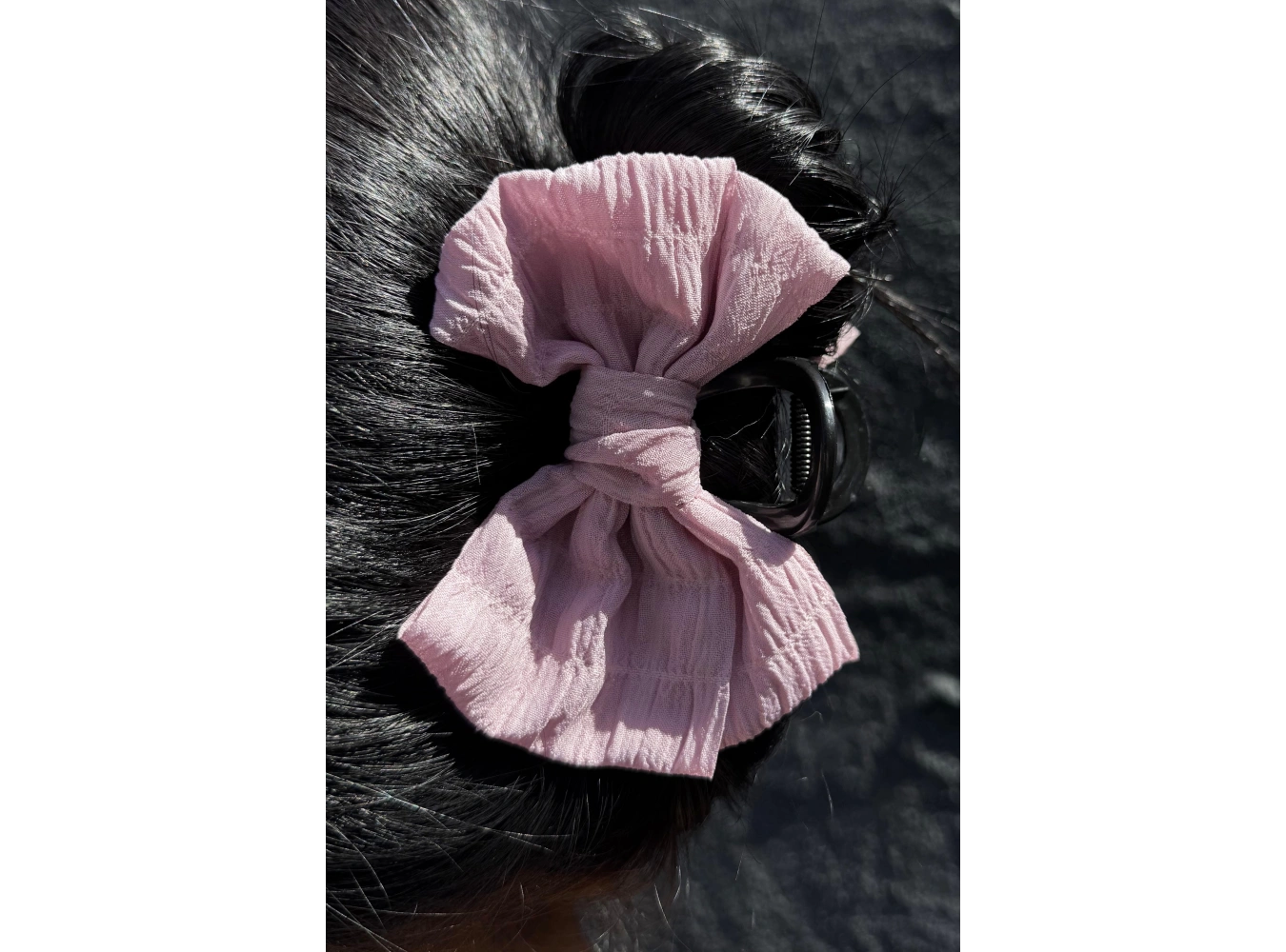 Pembe Renk Kurdele Figürlü Mandal Toka