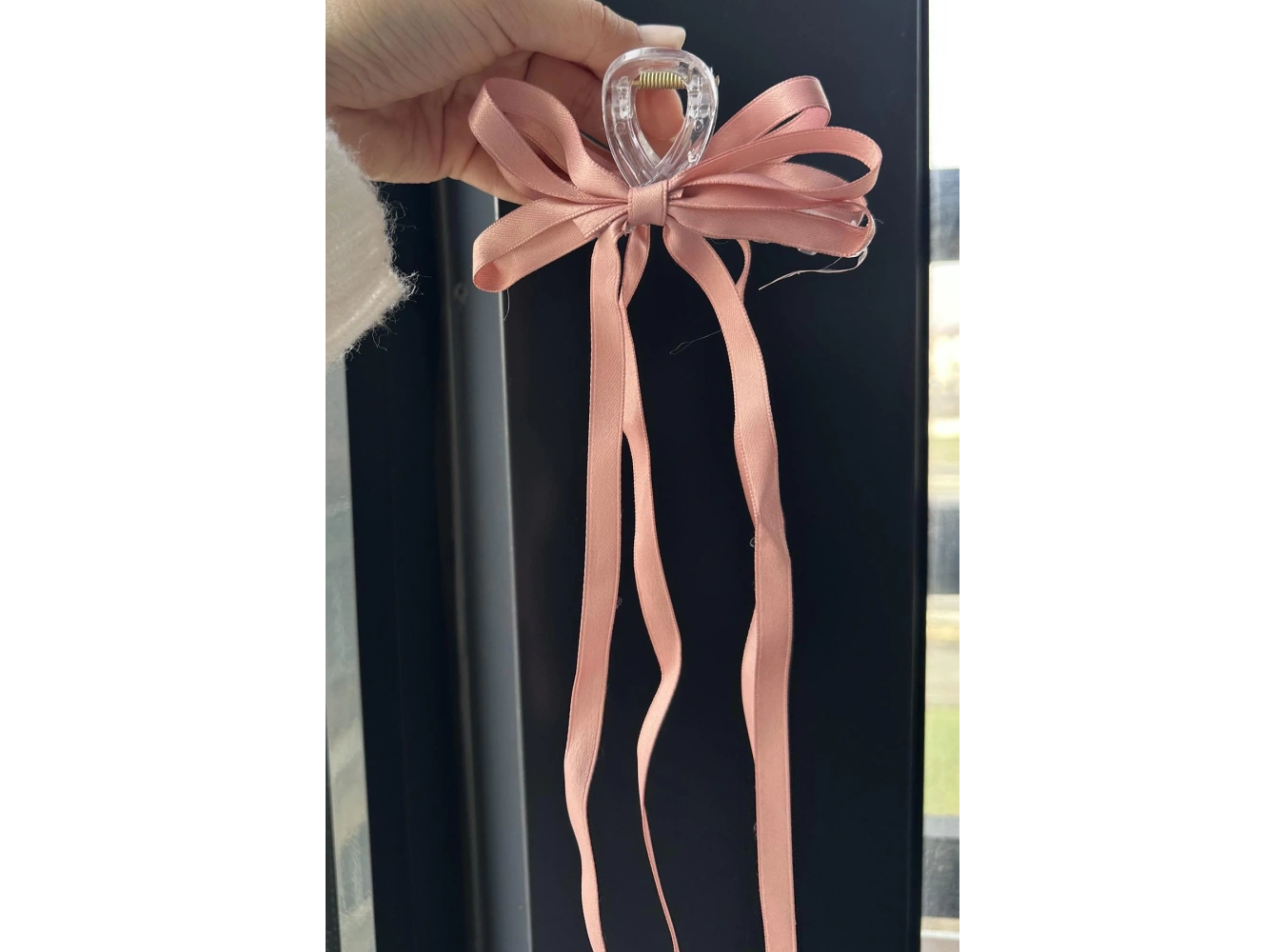 Pembe Renk Kurdele Figürlü Mandal Toka