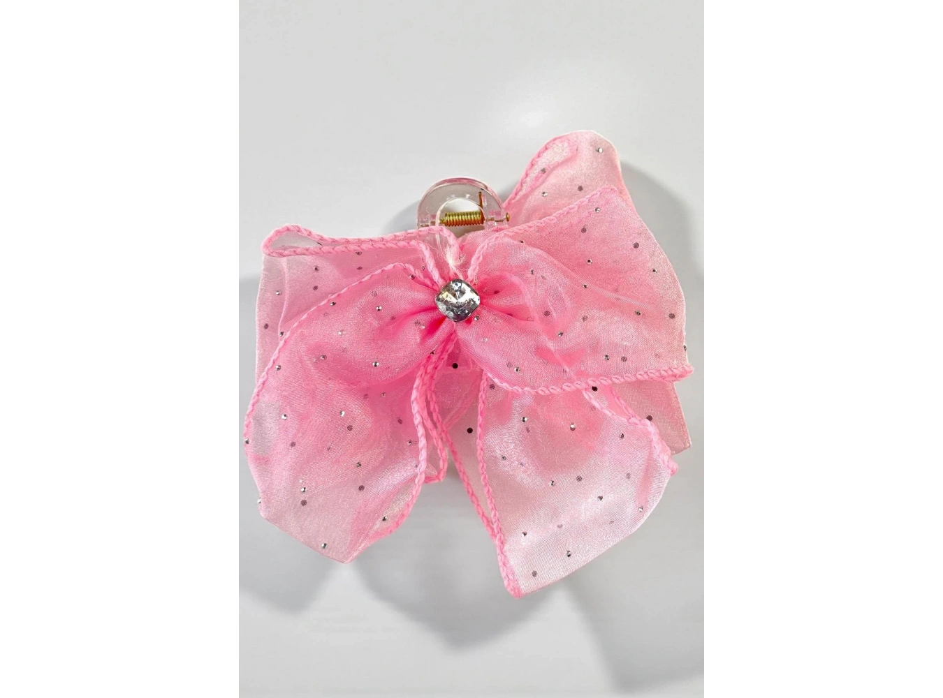 Pembe Renk Kurdele Figürlü Mandal Toka