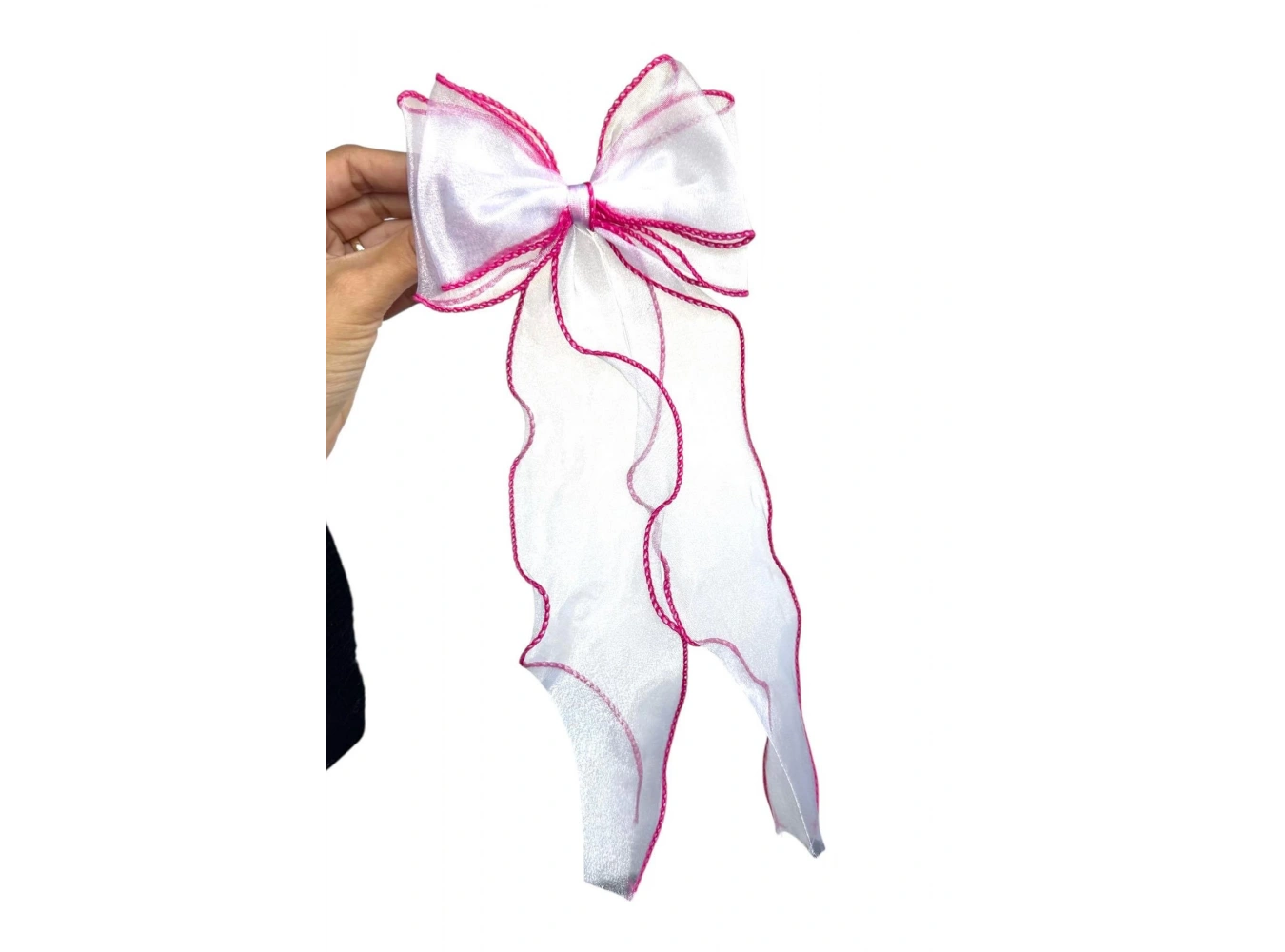 Pembe Renk Kurdele Otomat Toka