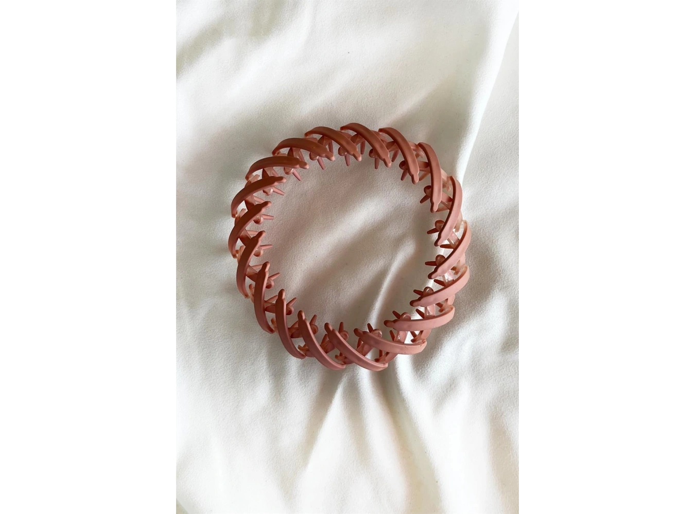 Pembe Renk Mat Saç Aparatı