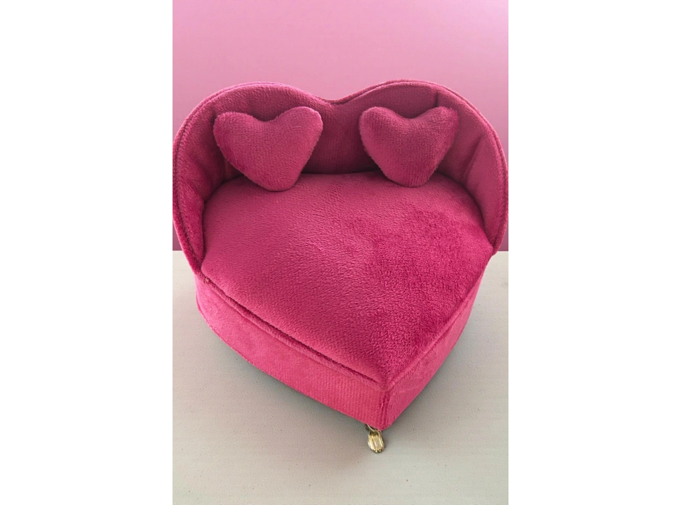 Pembe Renk Oyuncak Bebek Evi Kanepe, Takı Organizeri