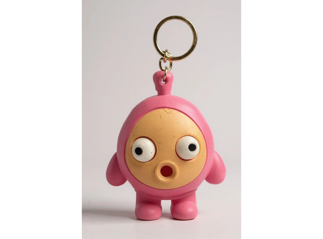 Pembe Renk Oyuncak Figürlü Anahtarlık