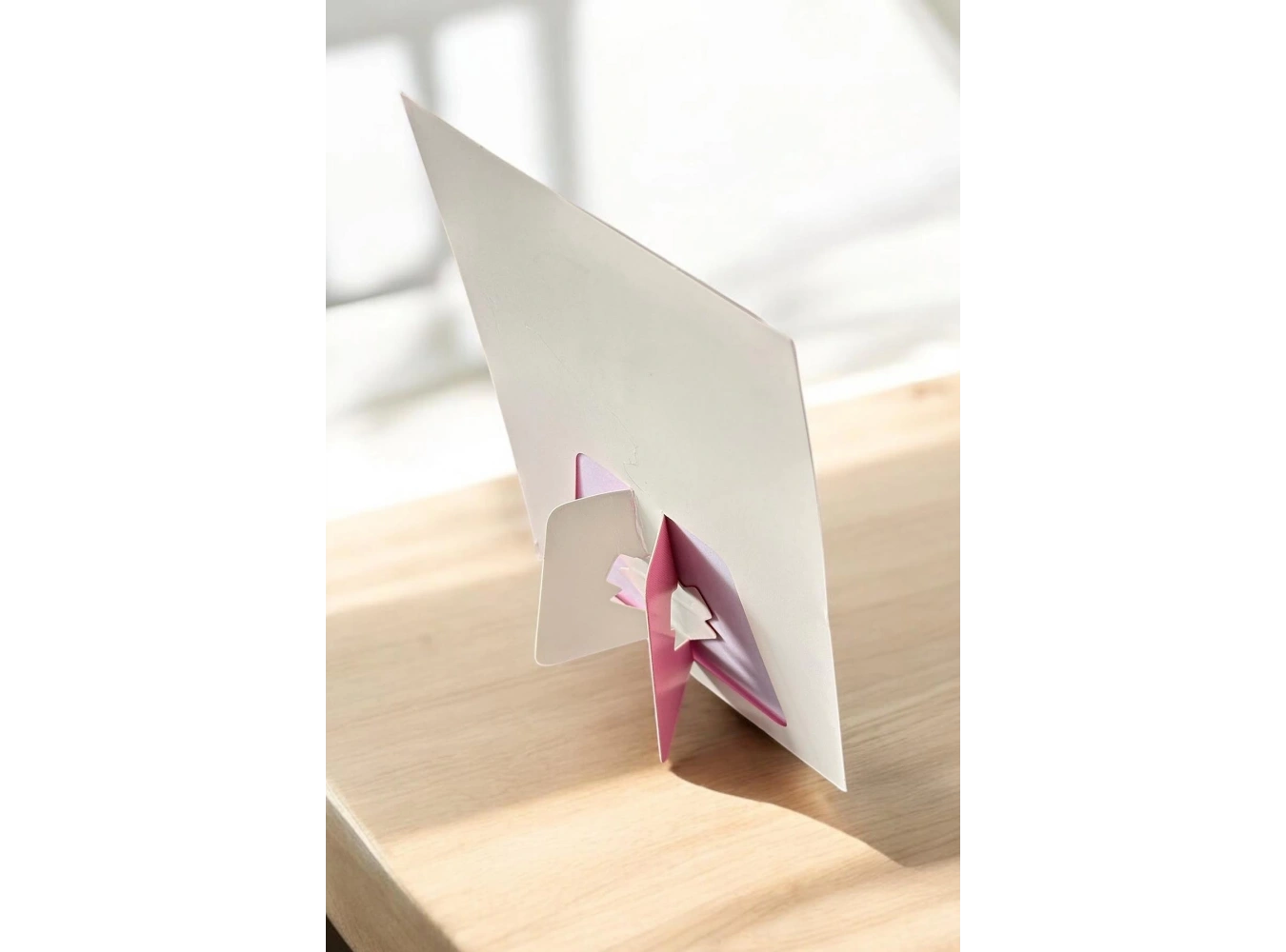 Pembe Renk Panda Figürlü Yapışkanlı Not Kağıdı