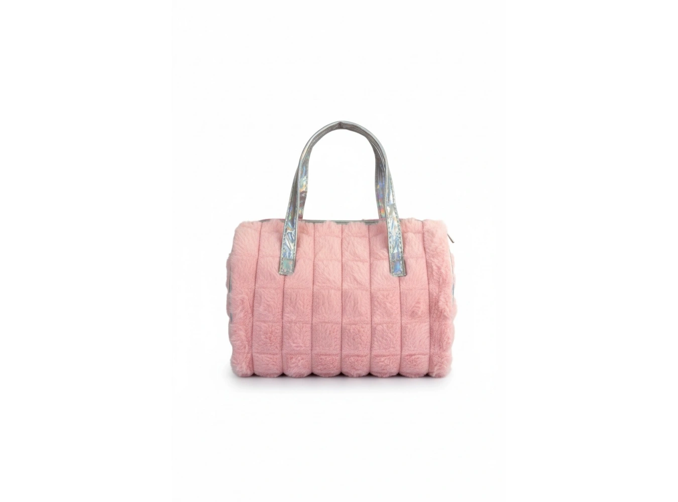 Pembe Renk Peluş Makyaj Çantası