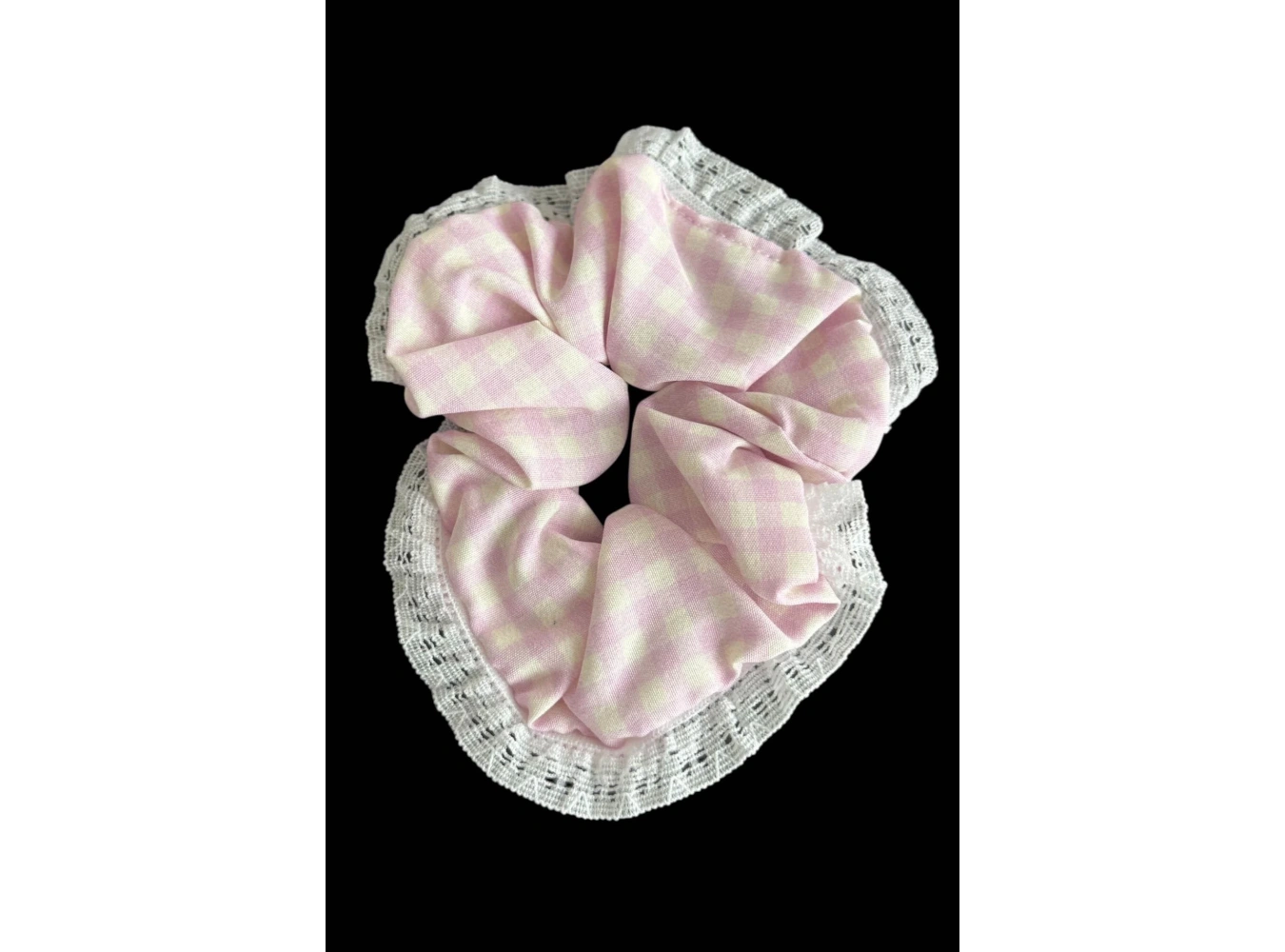 Pembe Renk Pötikare Desenli Simit Toka