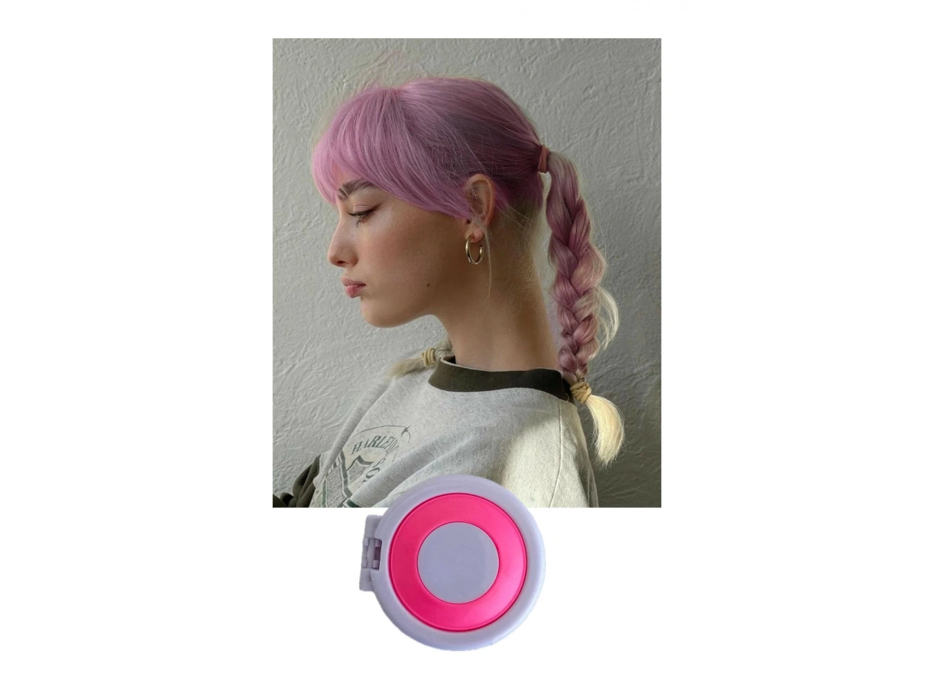 Pembe Renk Saç Tebeşiri