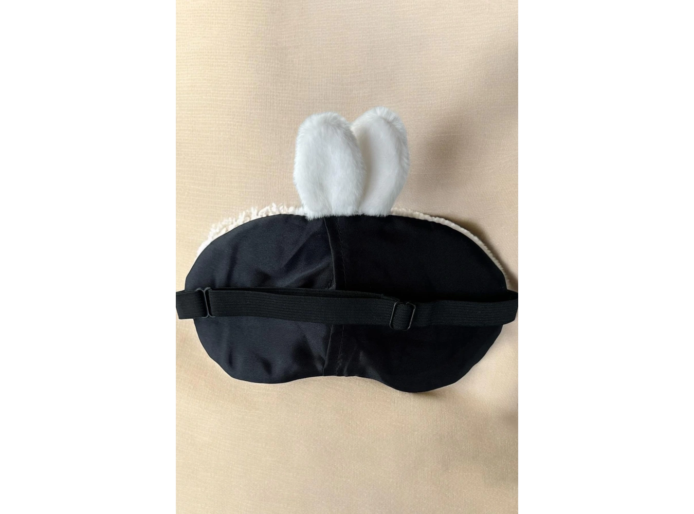 Pembe Renk Tavşan Figürlü Peluş Uyku Bandı