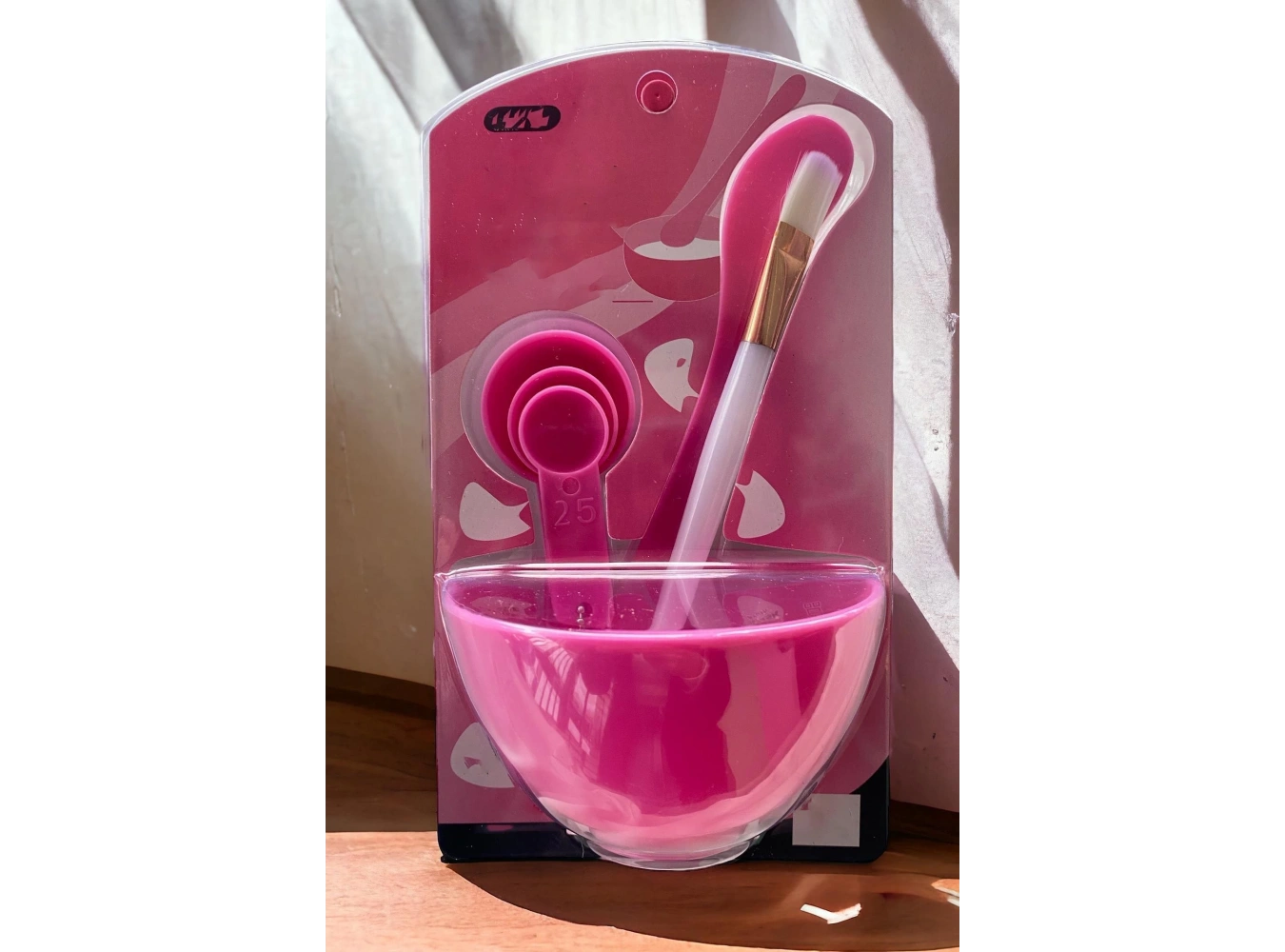 Pembe Renk Yüz Maskesi Karıştırma Kabı (Küçük Boy)