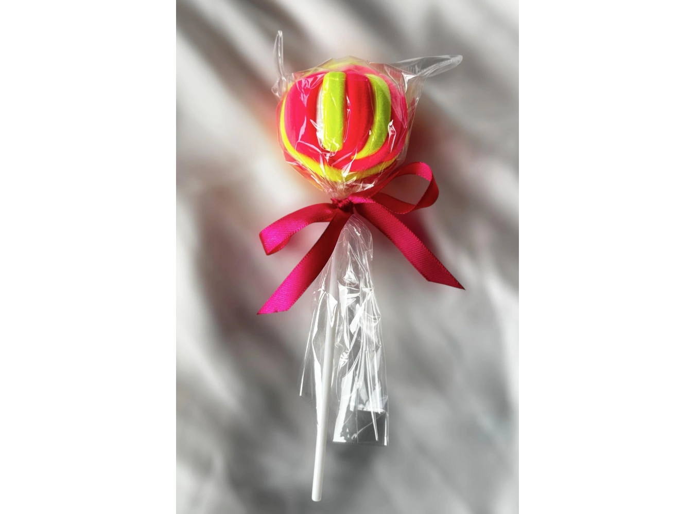 Pembe Ve Sarı Renk Lolipop Figürlü Lastik Toka Set