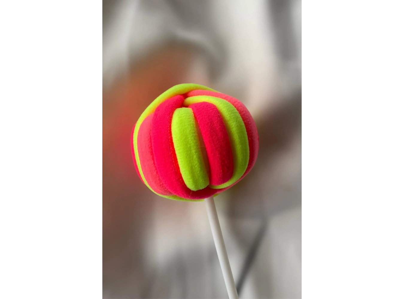 Pembe Ve Sarı Renk Lolipop Figürlü Lastik Toka Set