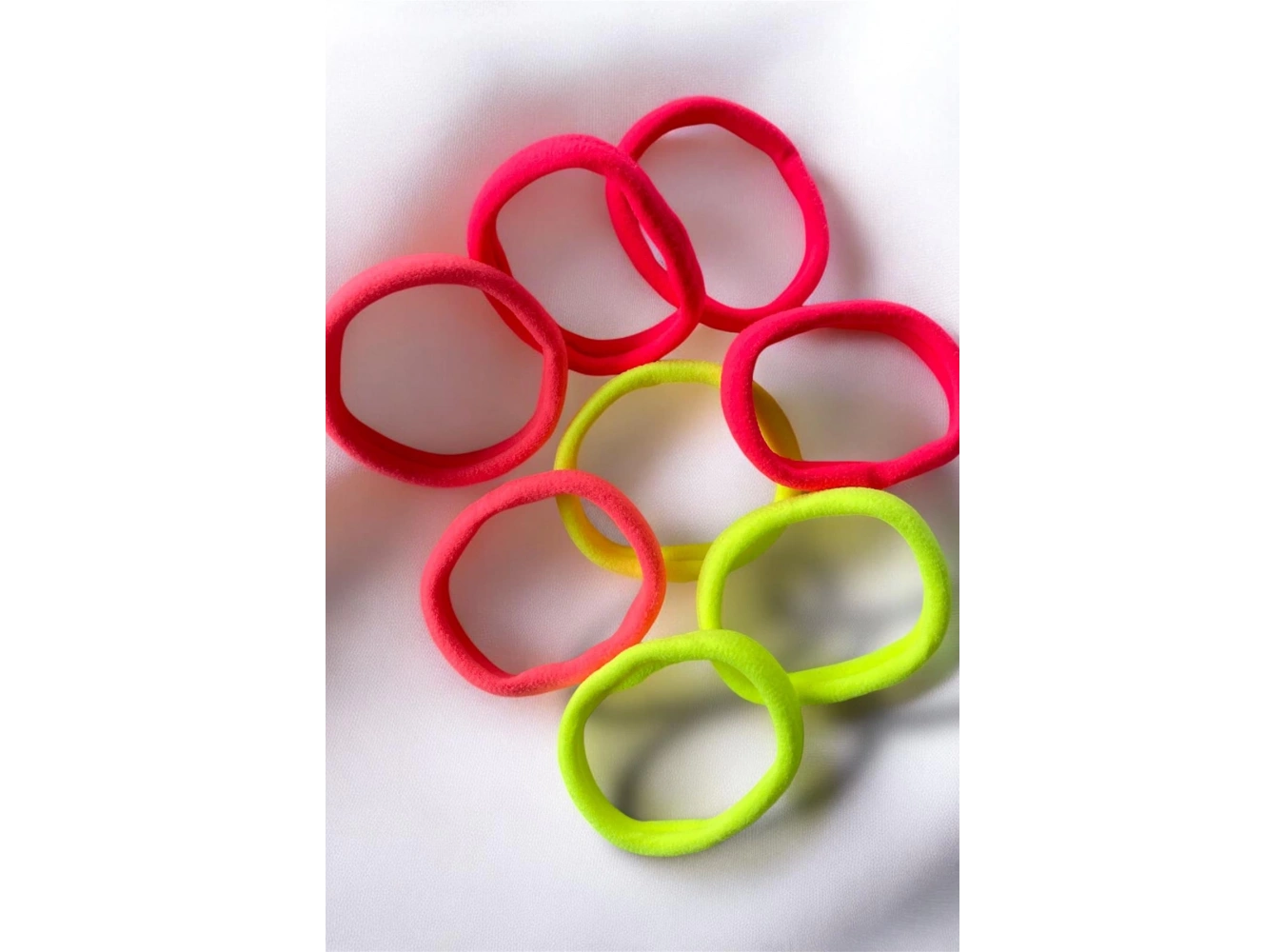 Pembe Ve Sarı Renk Lolipop Figürlü Lastik Toka Set