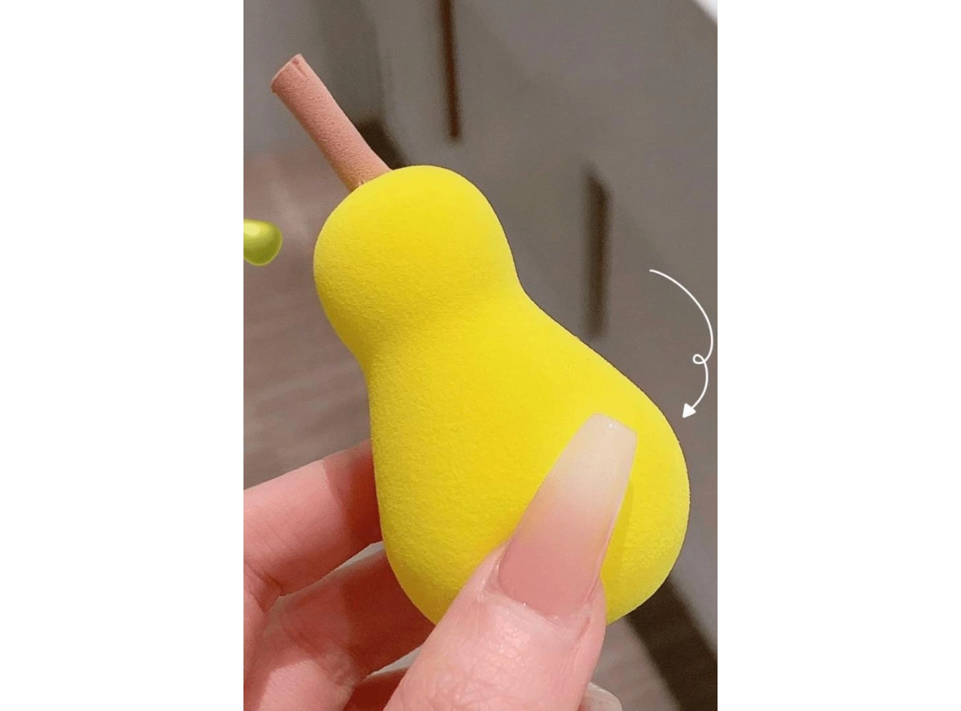 Pürüzsüz Dokulu 3lü Makyaj Süngeri Seti