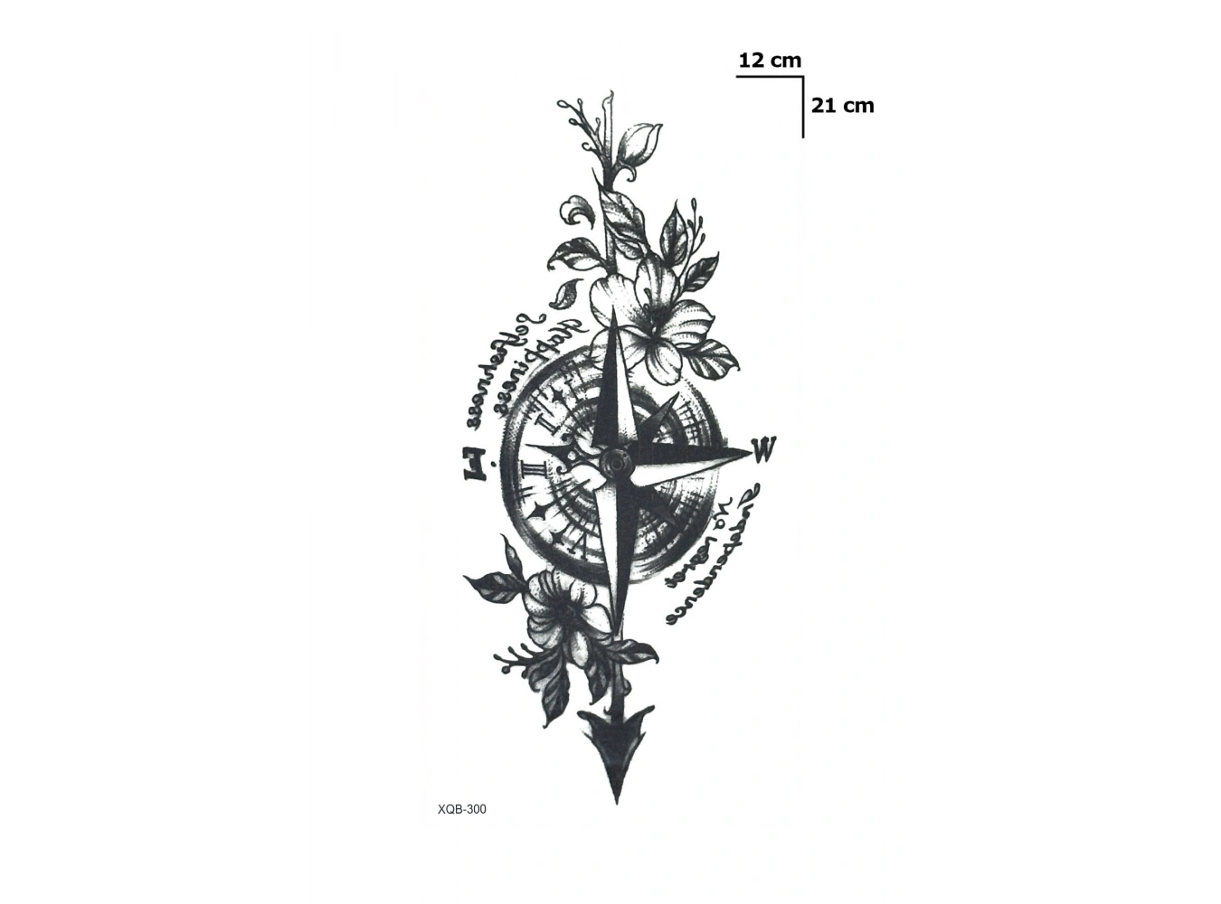 Pusula Geçici Dövme Tattoo