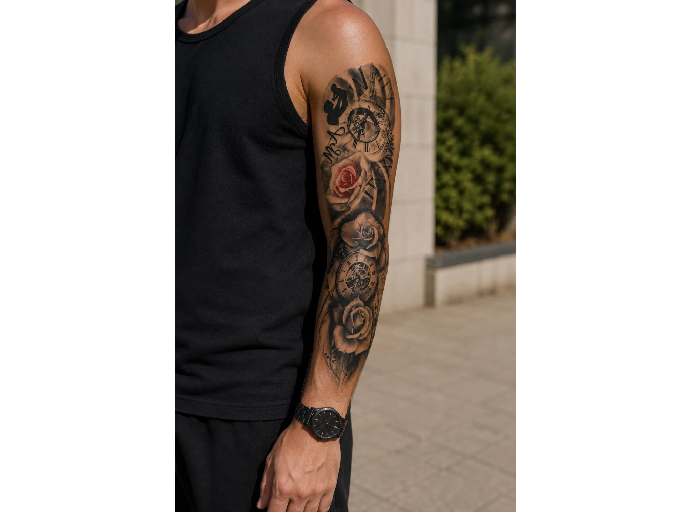 Pusula Kol Geçici Dövme Tattoo