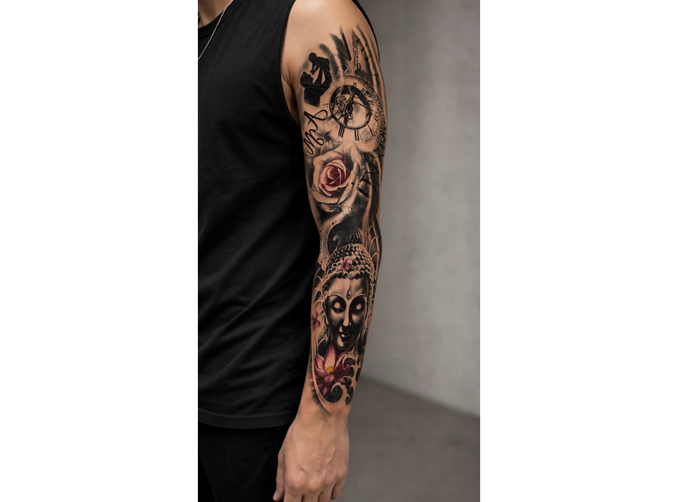 Pusula Kol Geçici Dövme Tattoo