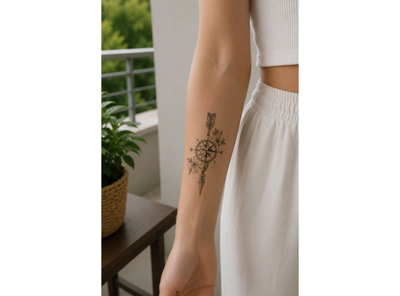 Pusula Mini Geçici Dövme Tattoo