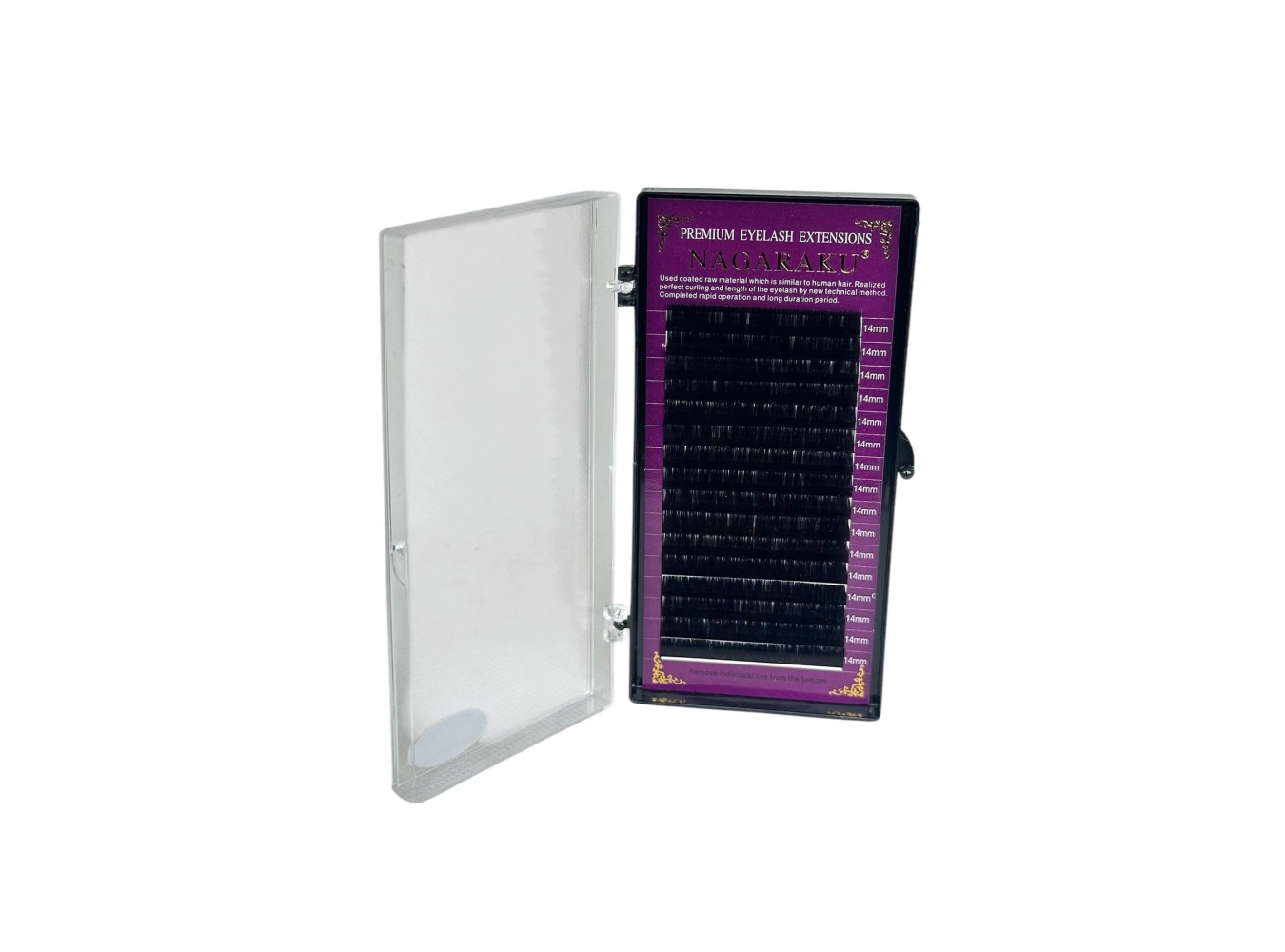 Saf İpek Kirpik 0.07 D Kıvrım 14 Mm