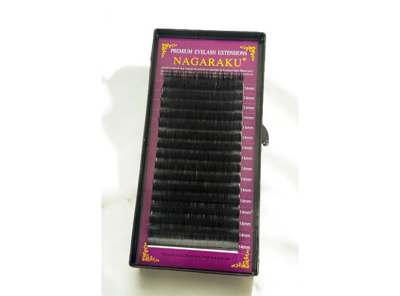 Saf İpek Kirpik 0.07 D Kıvrım 14 Mm