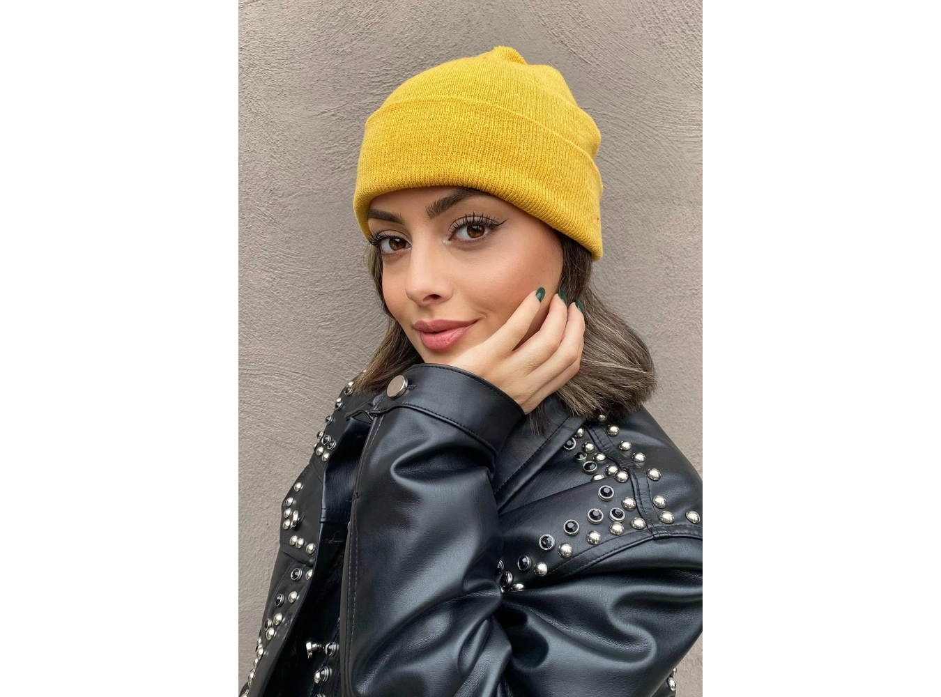 Sarı Renk Bere/ Şapka