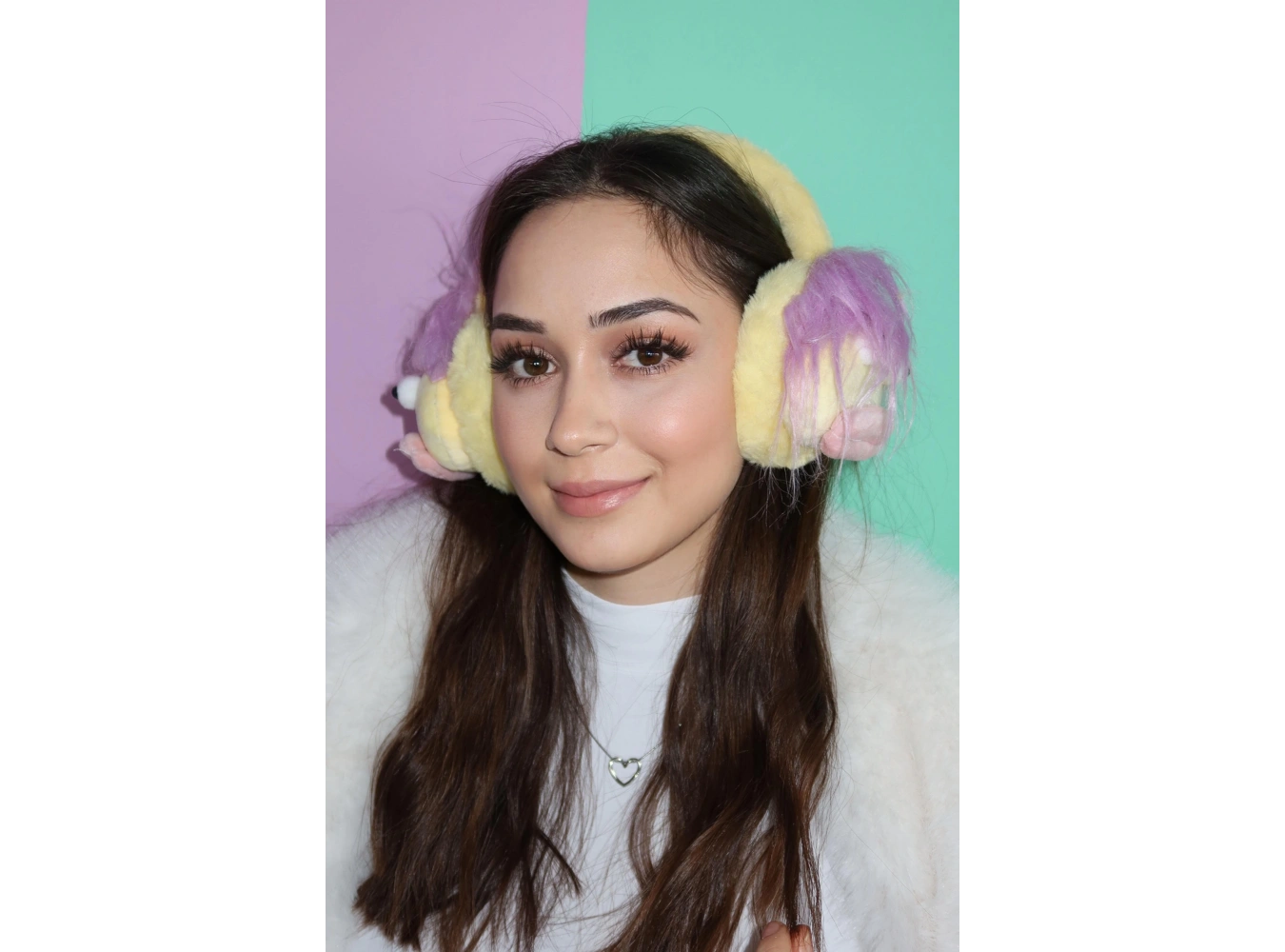 Sarı Renk Canavar Figürlü Peluş Kulaklık