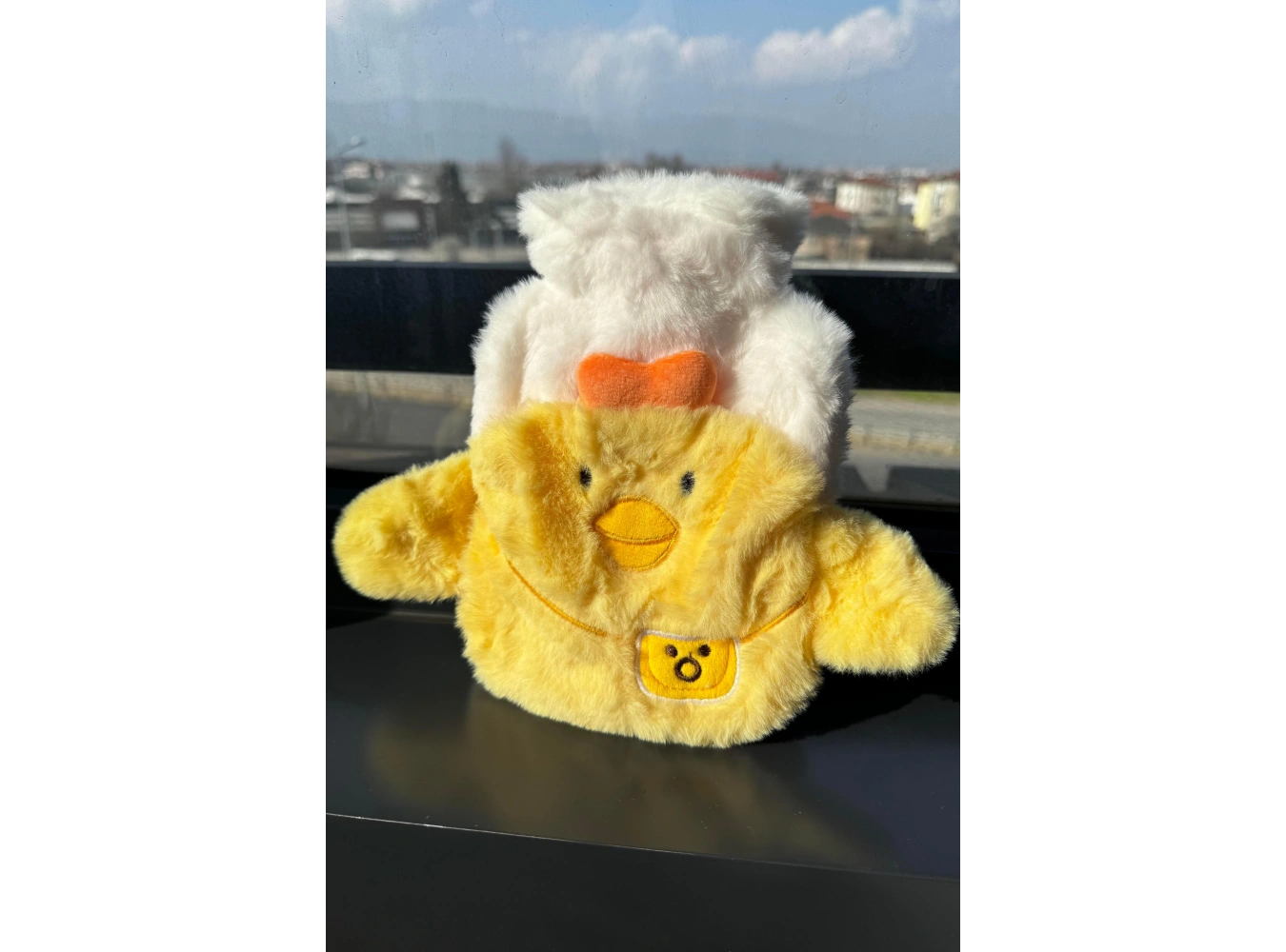 Sarı Renk Civciv Figürlü Sıcak Su Torbası