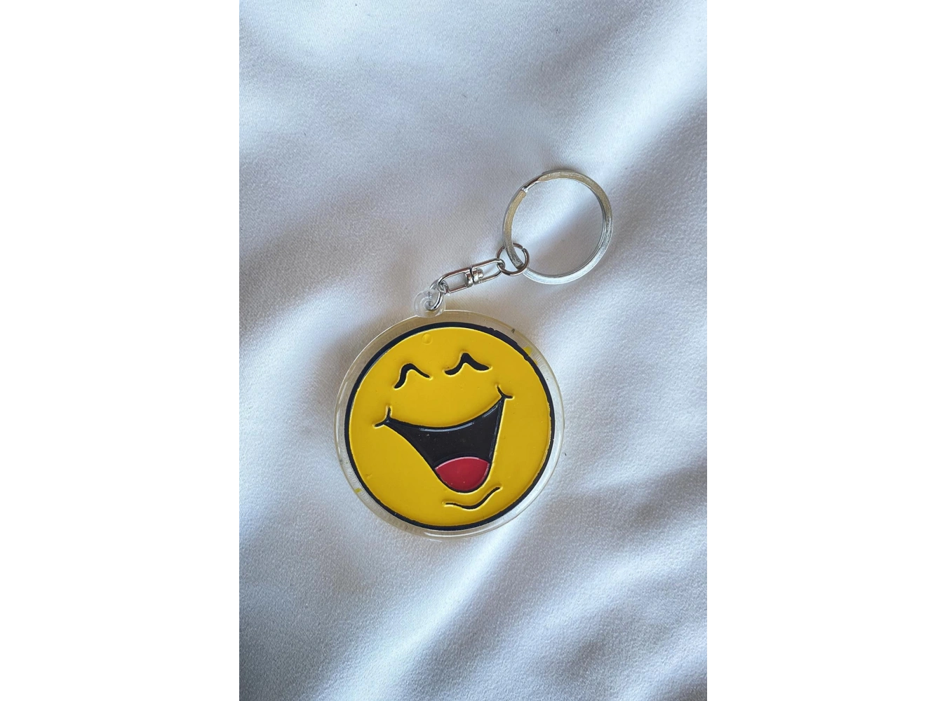 Sarı Renk Emoji Figürlü Anahtarlık