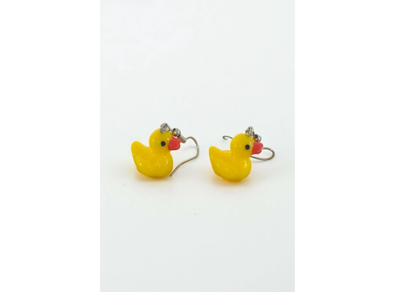 Sarı Renk Ördek Figürlü Çocuk Küpe (Çift)