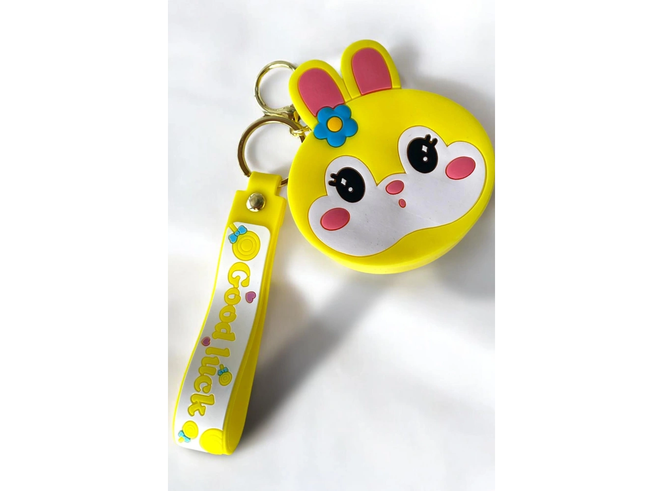 Sarı Renk Tavşan Figürlü Anahtarlık/ Cüzdan