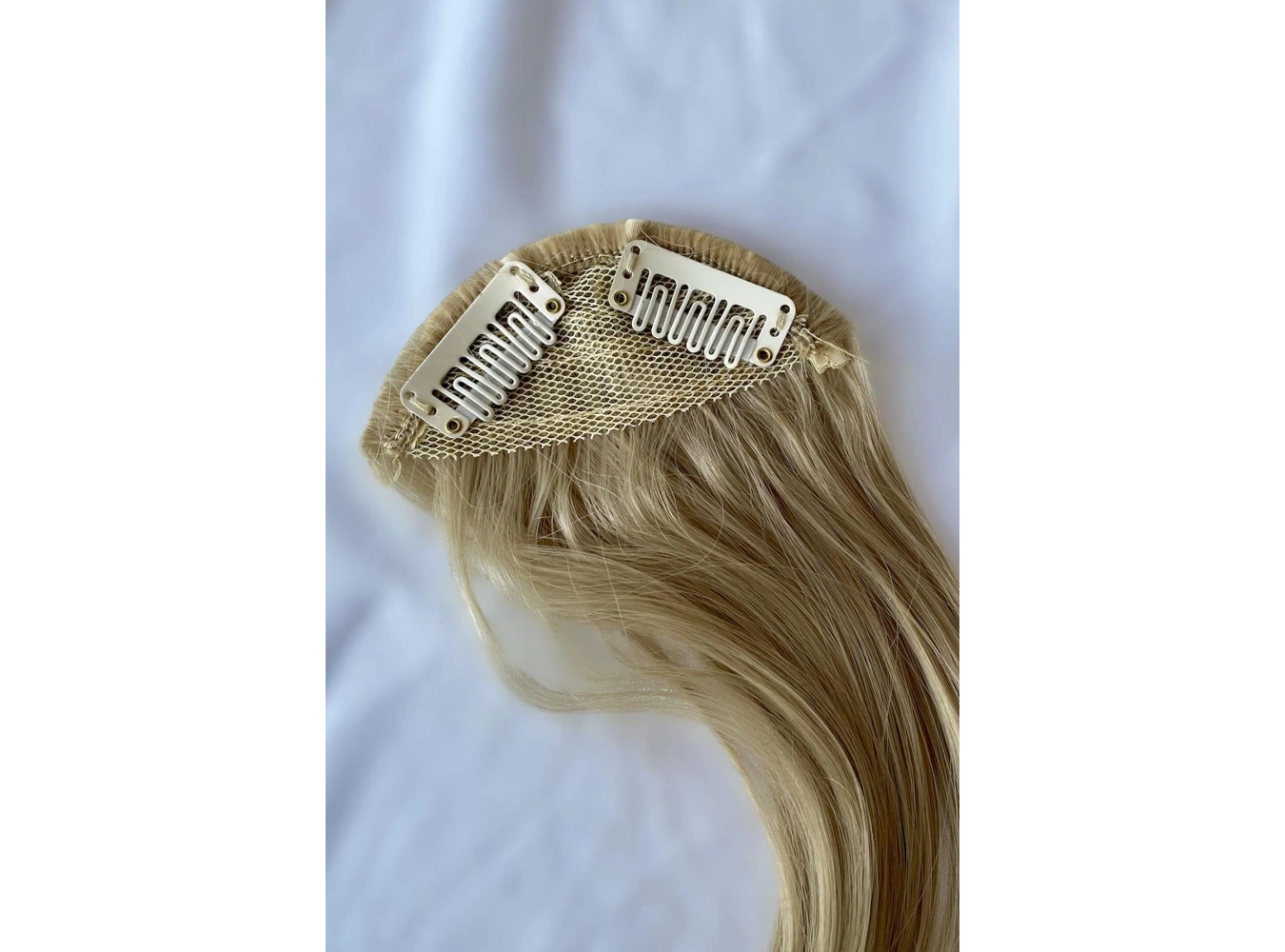 Sarı Renk Uzun Kenarlı Seyrek Takma Kahkül