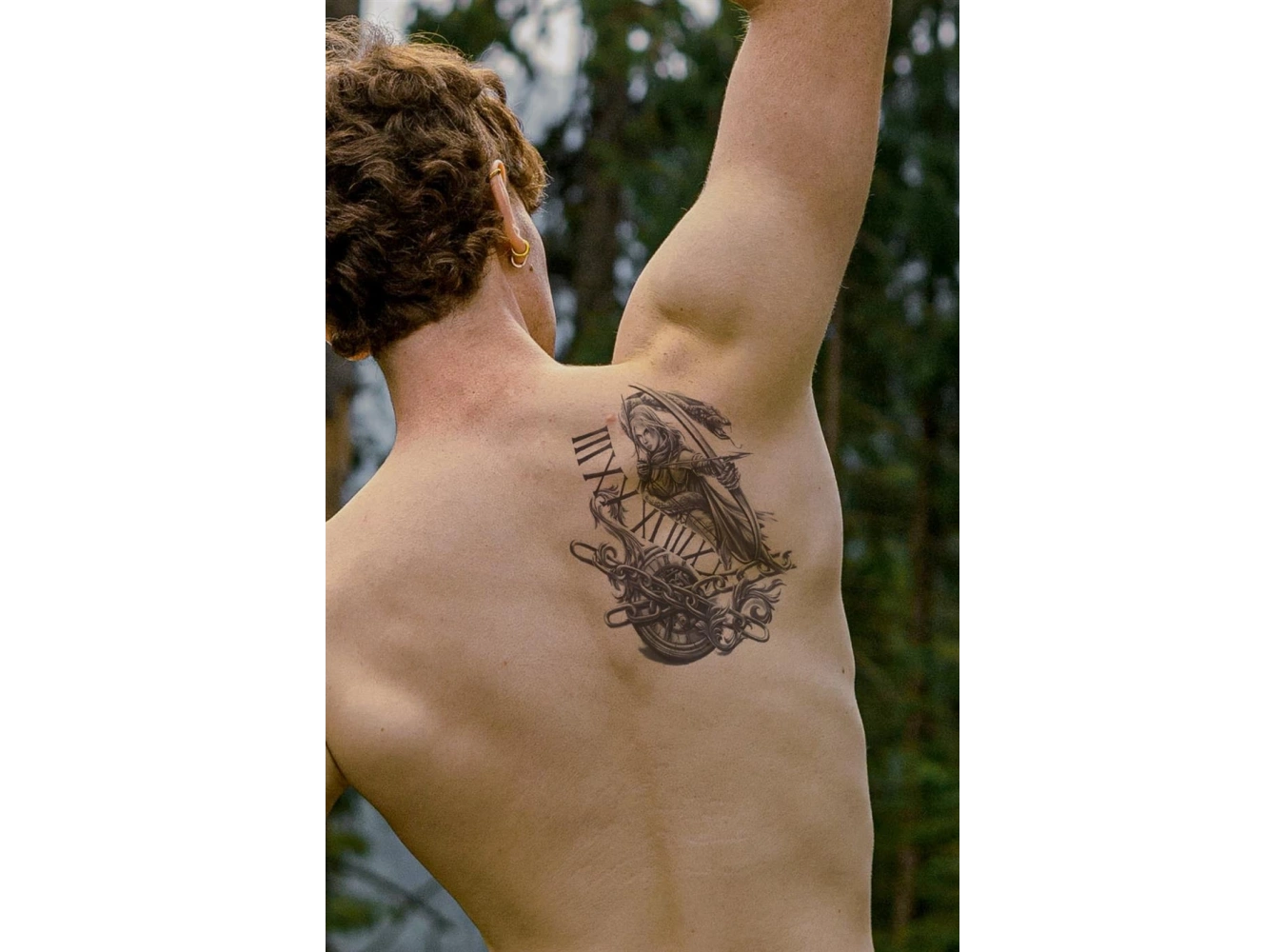 Savaşçı Geçici Dövme Tattoo