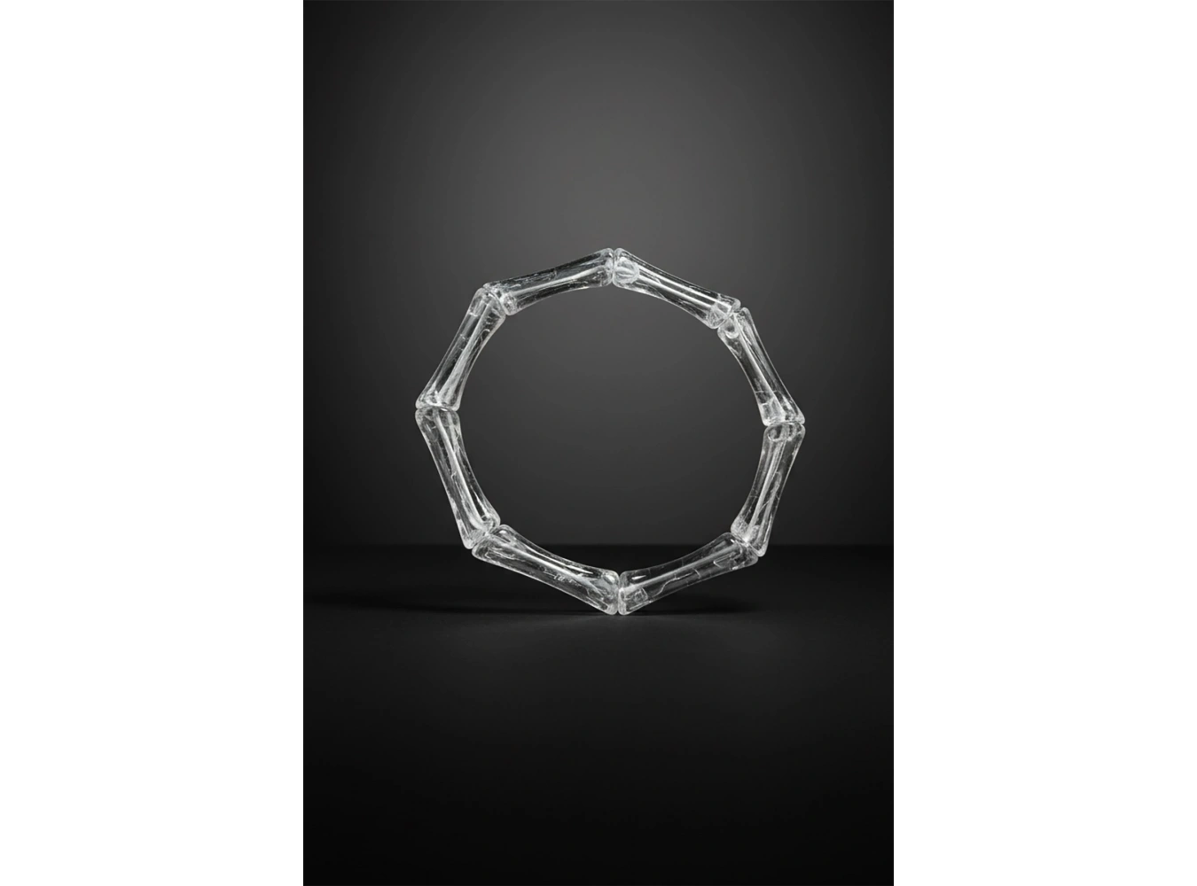 Şeffaf Renk Boncuk Detaylı Bileklik