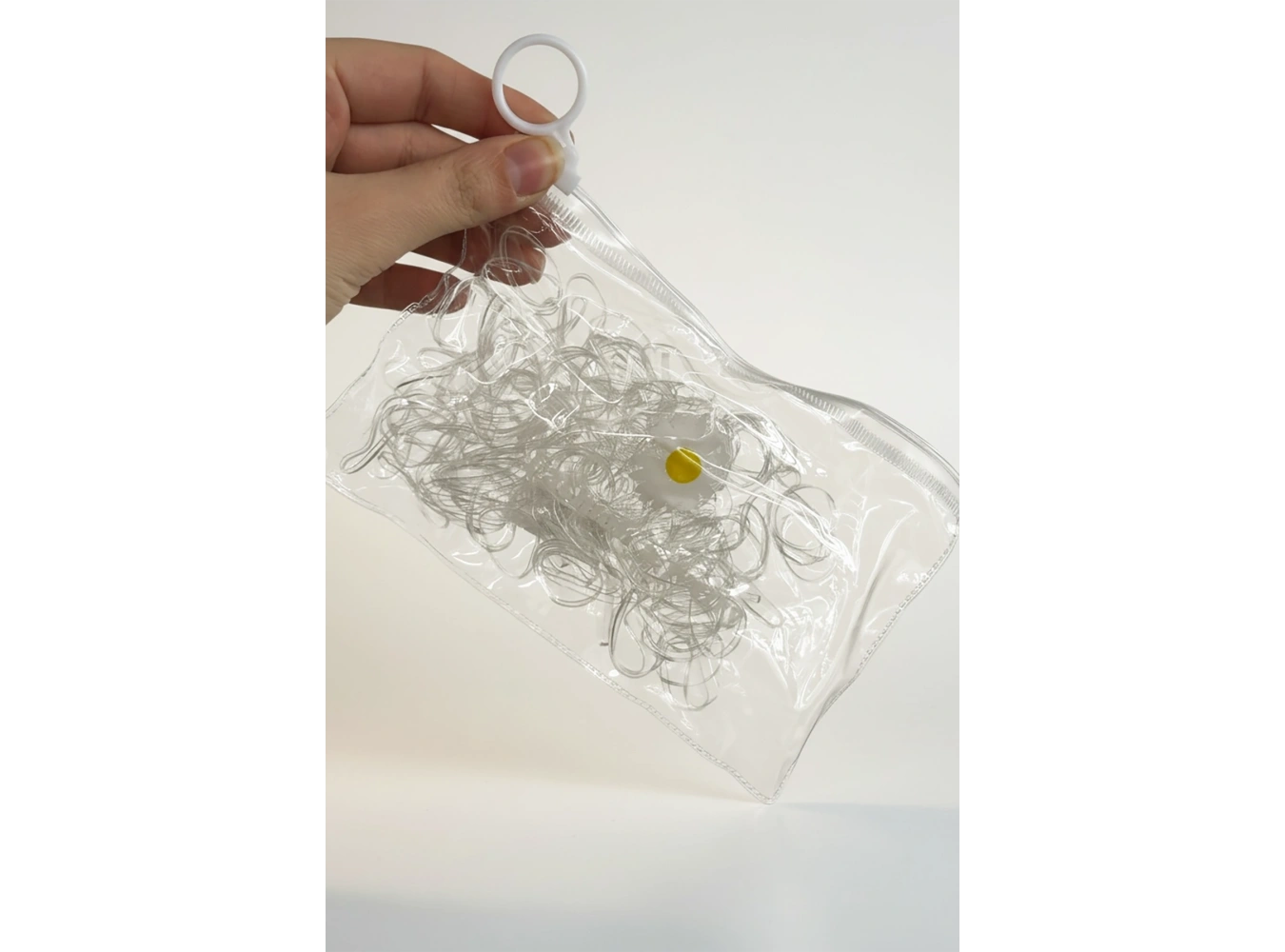 Şeffaf Renk Perma Lastik Toka