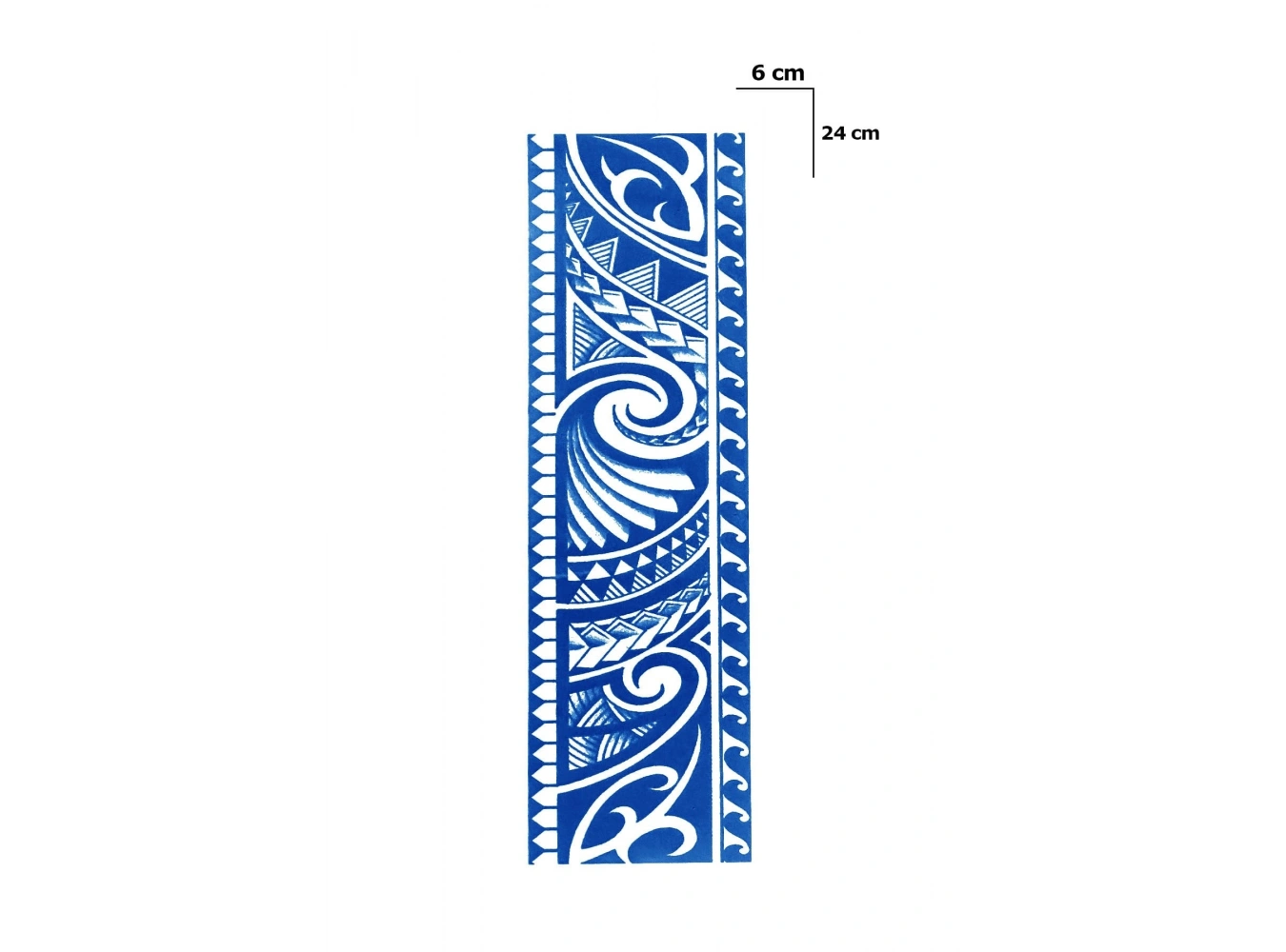 Şekil Şerit Sonradan Kararan Yarı Kalıcı Geçici Dövme Tattoo