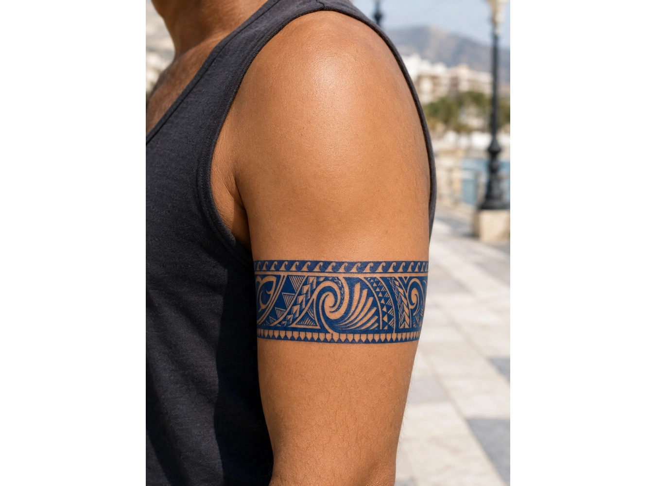 Şekil Şerit Sonradan Kararan Yarı Kalıcı Geçici Dövme Tattoo