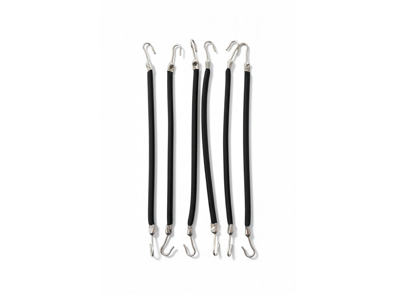 Siyah Renk 6lı Kancalı Toka Set