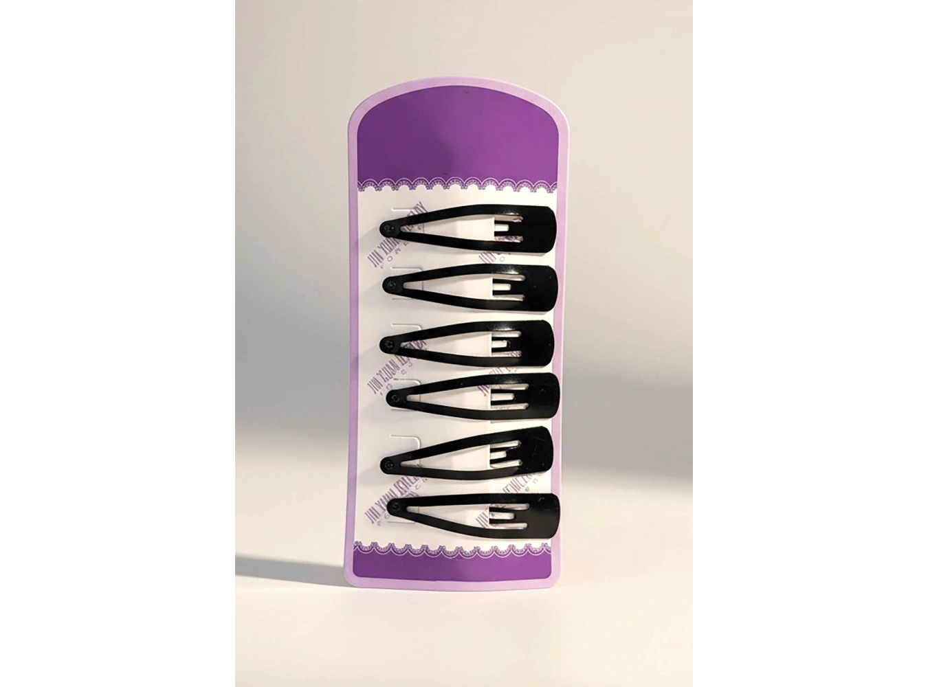 Siyah Renk 6li Yan Toka Set