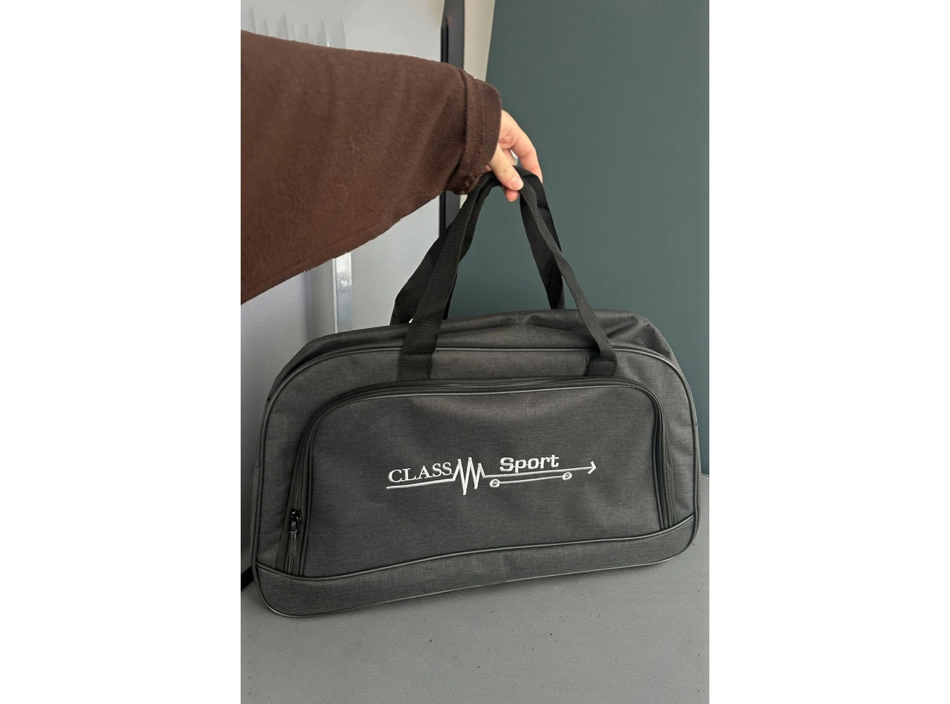 Siyah Renk Büyük Boy El Çantası/ Seyahat Çantası