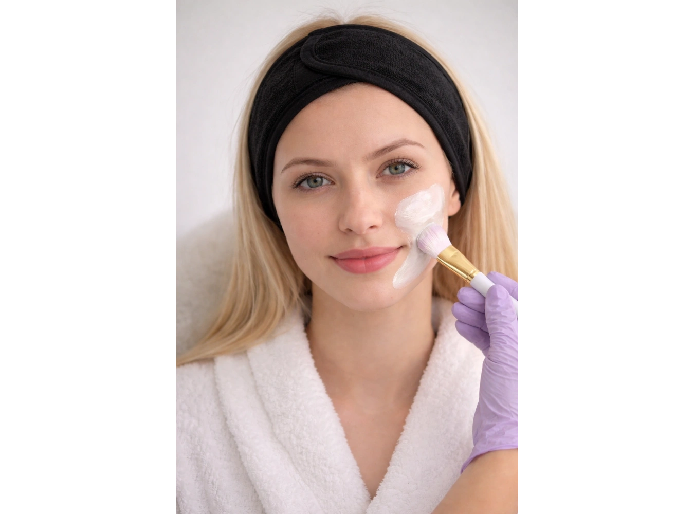 Siyah Renk Cırt Bantlı Havlu Saç Bandı