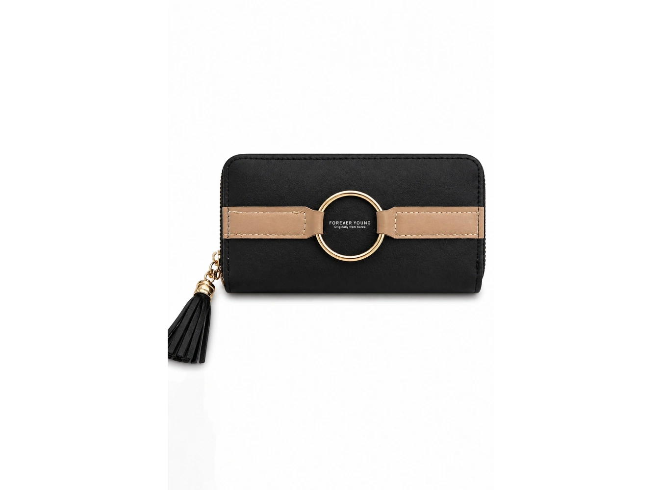 Siyah Renk Deri Kadın Cüzdan