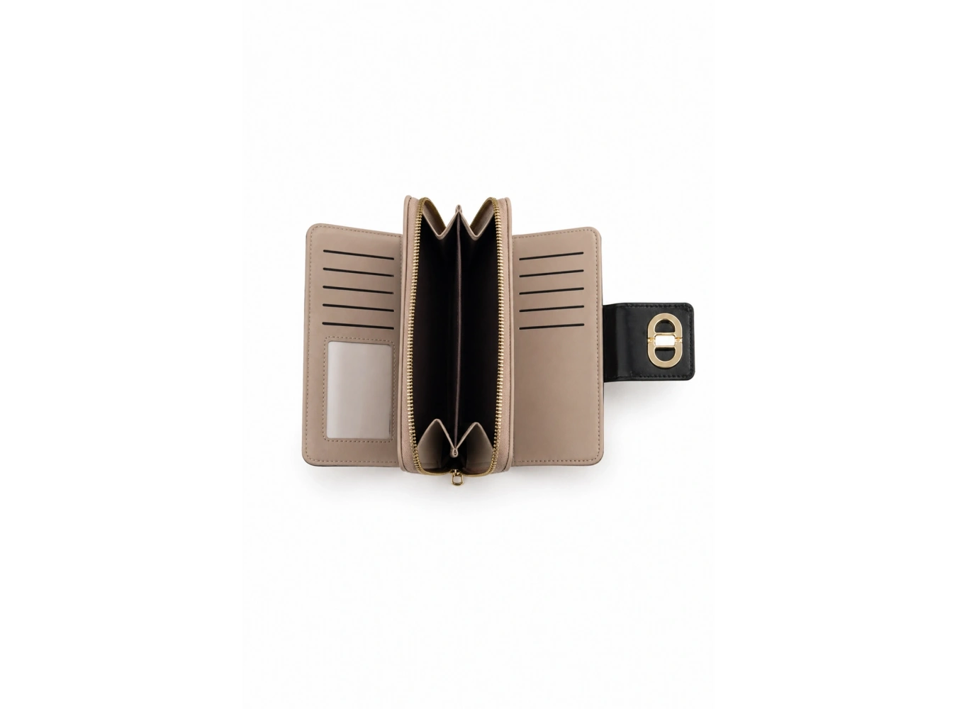 Siyah Renk Deri Kadın Cüzdan