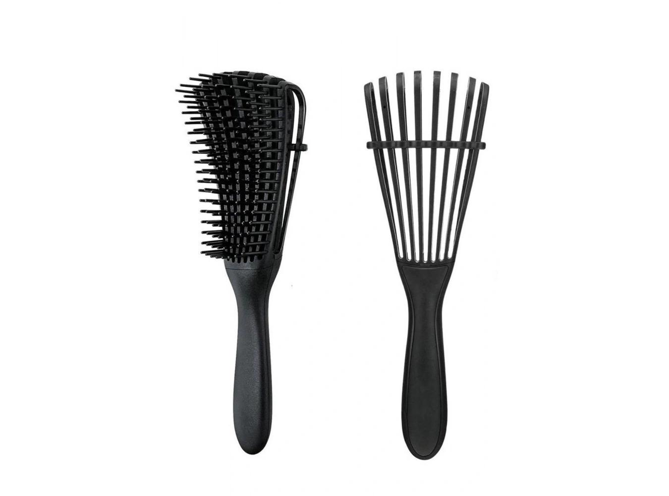 Siyah Renk Dolaşık Açıcı Masaj Etkili Elektriklenmeyi Önleyen Saç Fırçası/ Tarak