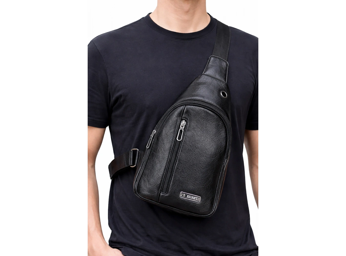 Siyah Renk Erkek Omuz Çantası