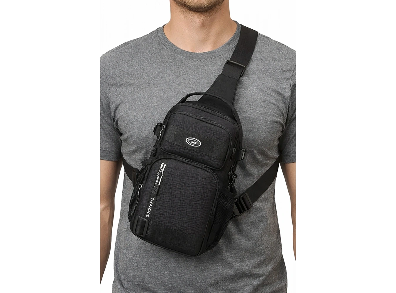 Siyah Renk Erkek Omuz Çantası