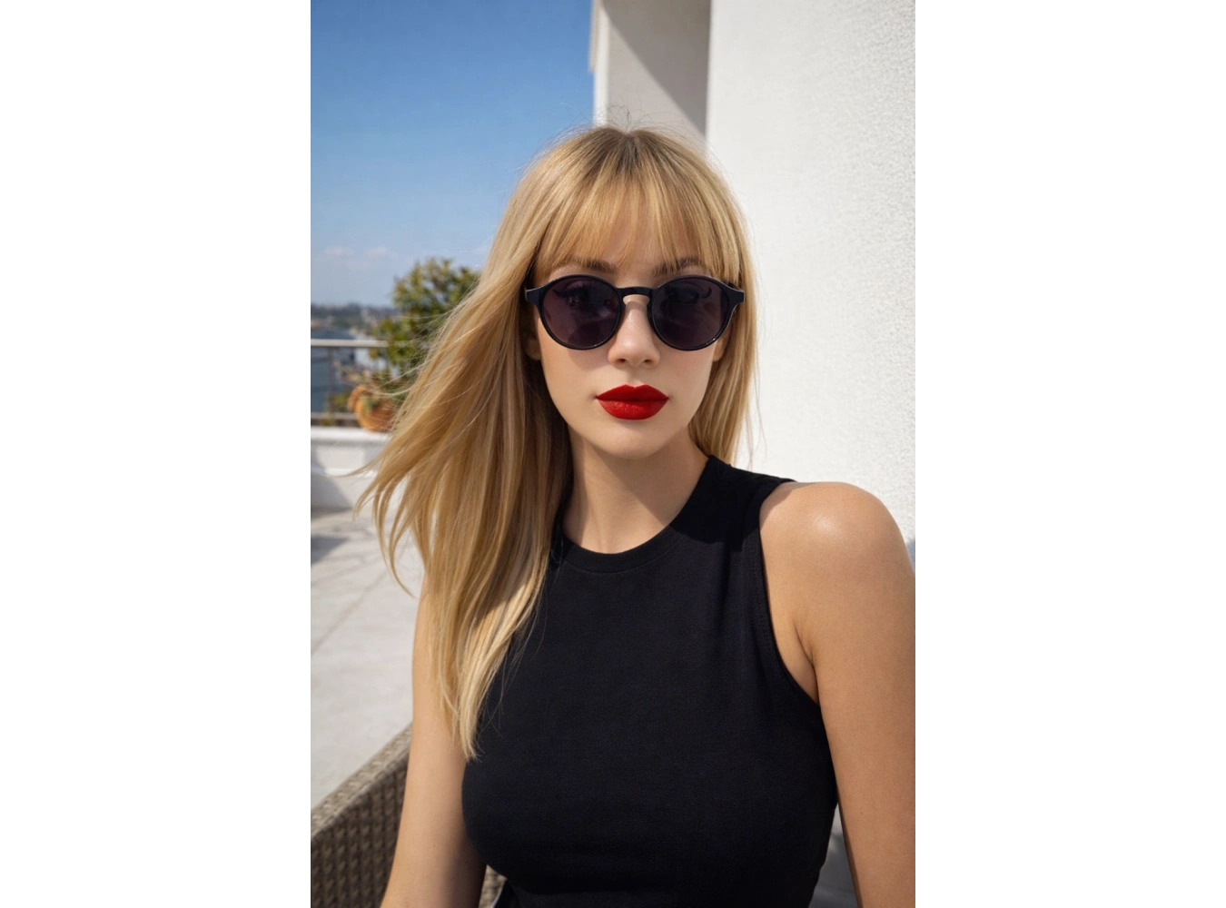 Siyah Renk Kadın Güneş Gözlük