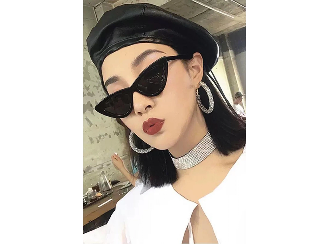 Siyah Renk Kadın Güneş Gözlük