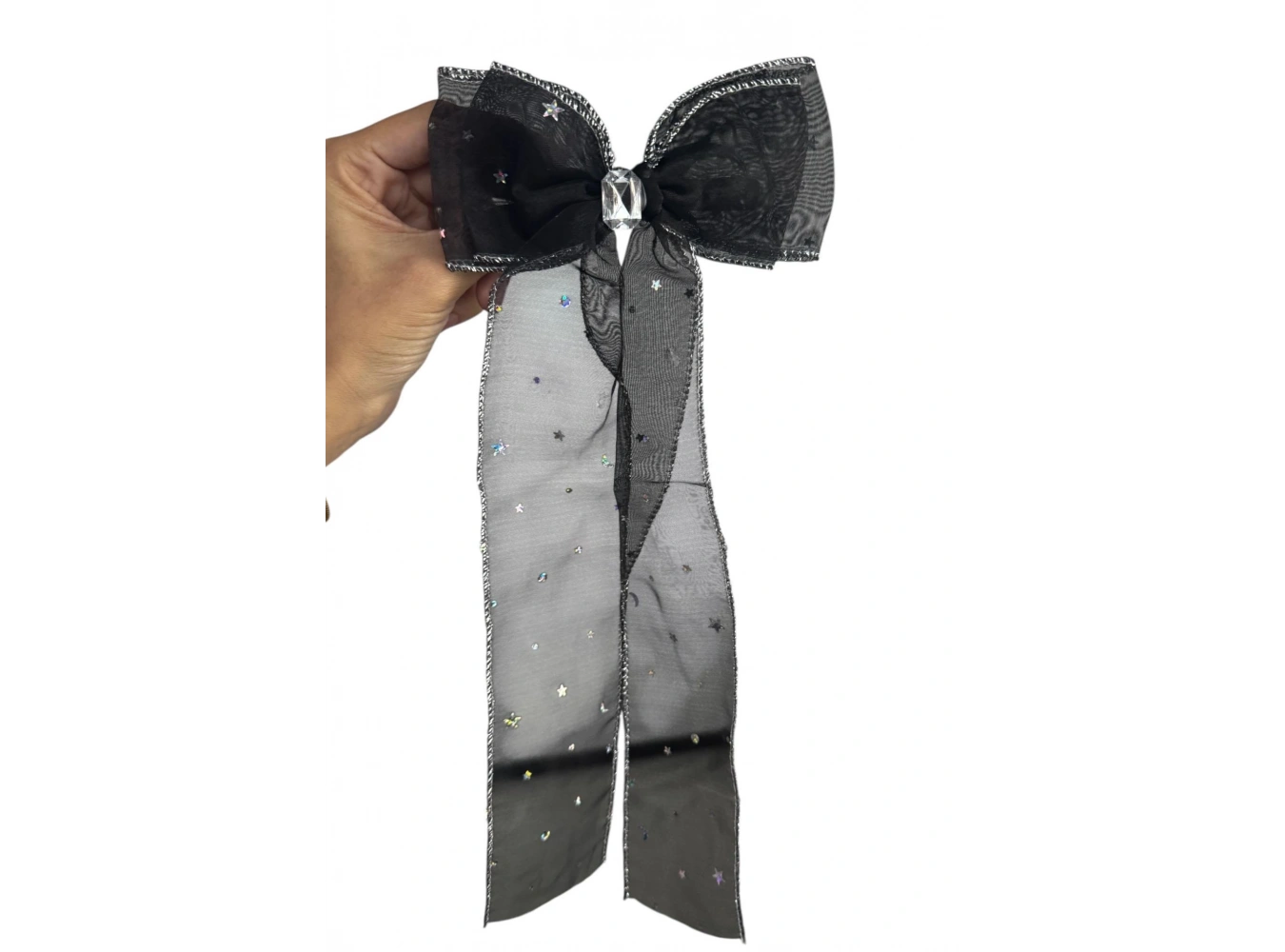 Siyah Renk Kurdele Figürlü Otomat Toka