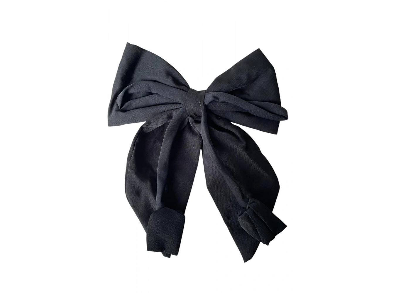 Siyah Renk Kurdele Figürlü Yan Toka