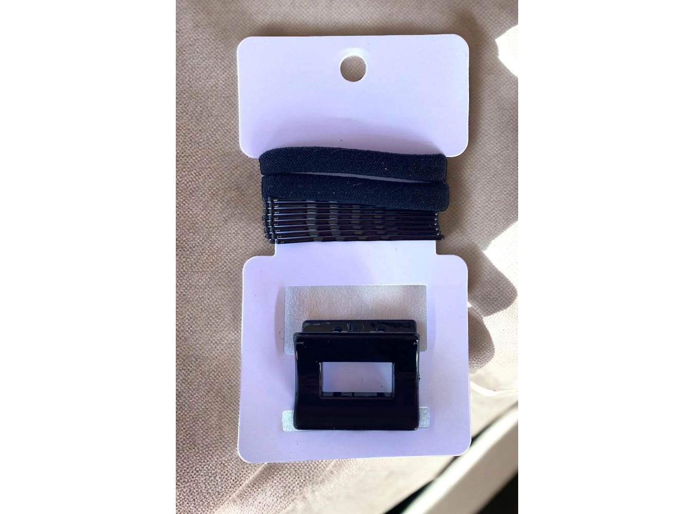 Siyah Renk Lastik Mandal Toka Set